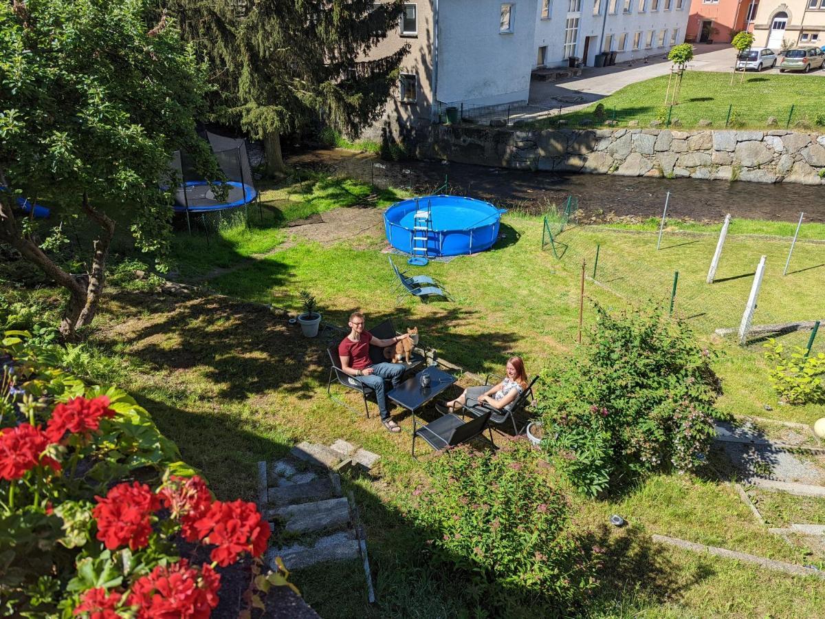 Urlaubstraum Mit Pool, Terrasse & Fluss Im Garten - Ut Διαμέρισμα Sebnitz Εξωτερικό φωτογραφία